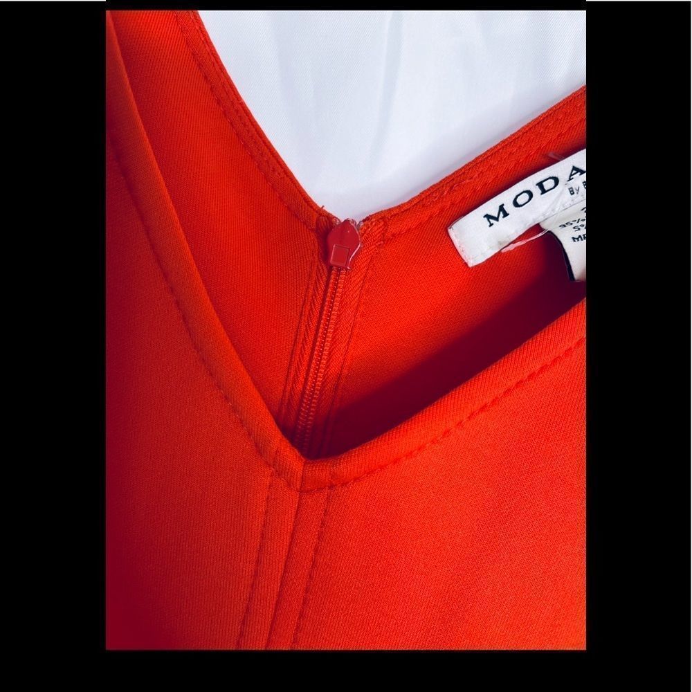 MODAMIX by Brandon Thomas,Size 2X, Scuba Tank Dress, Womens Sleeveless vneck NWT - Picture 8 of 16